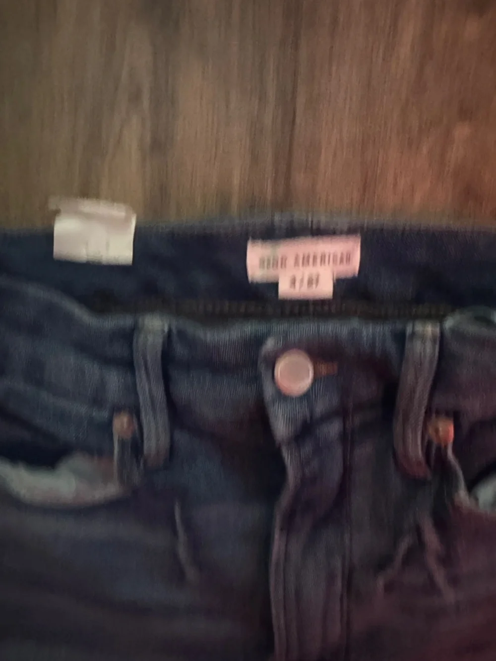 Good American Good Waist Cropped Jeans Sz 4/27 NWT High Rise Distressed - Picture 11 of 13